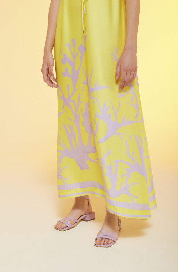 Ottod'Ame Vestido estampado comprido