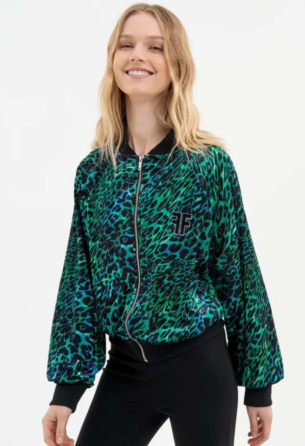 Fracomina Bomber Animal Print