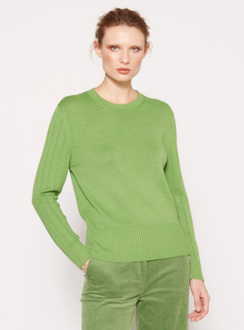 Scorpion Ribbed Sleeve Knit