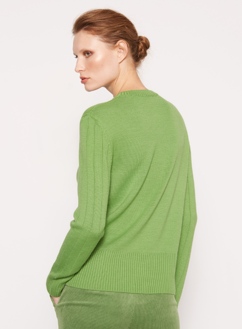 Scorpion Ribbed Sleeve Knit