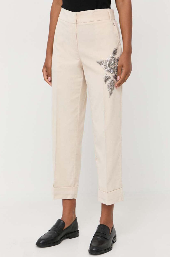 Actitude Calça Bombazina c/Aplicação