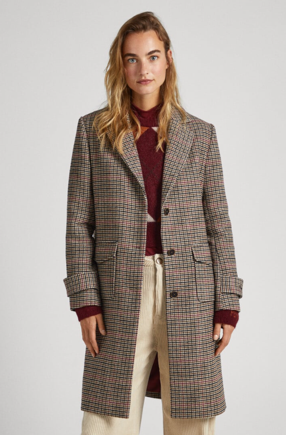 Pepe Jeans Casaco Xadrez - vista frontal