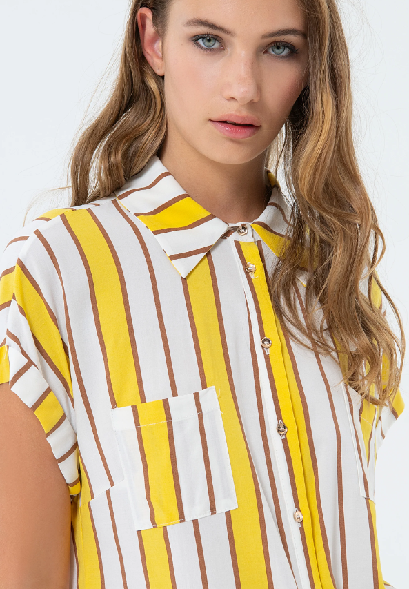 Fracomina Blusa Riscas