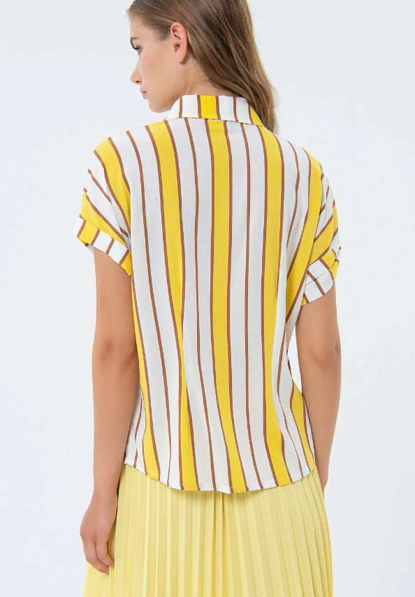 Fracomina Blusa Riscas