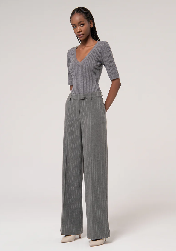 Fracomina Chalk Striped Pants