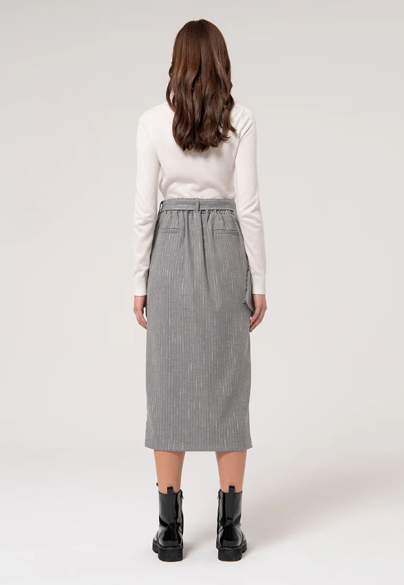 Fracomina Saia risca giz