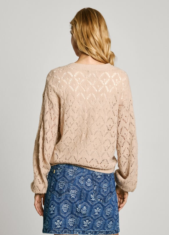 Pepe Jeans casaco Malha Hailey - vista alternativa