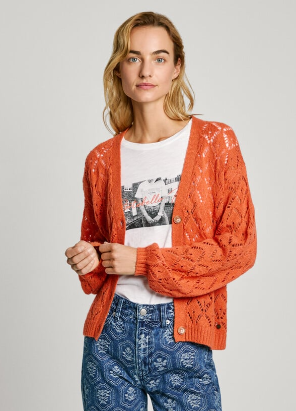 Pepe Jeans casaco Malha Hailey