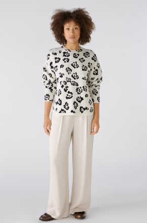 Ouí Malha estampada