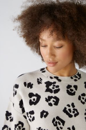 Ouí Malha estampada