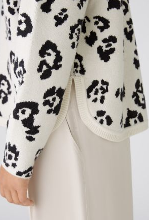 Ouí Malha estampada