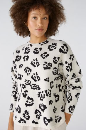 Ouí Malha estampada