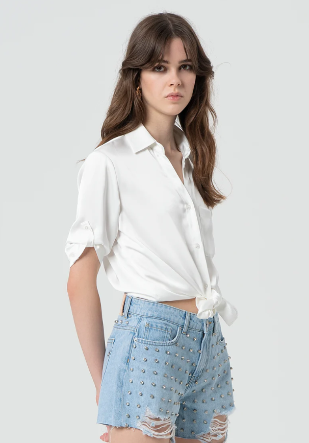 Fracomina Camisa Cropped