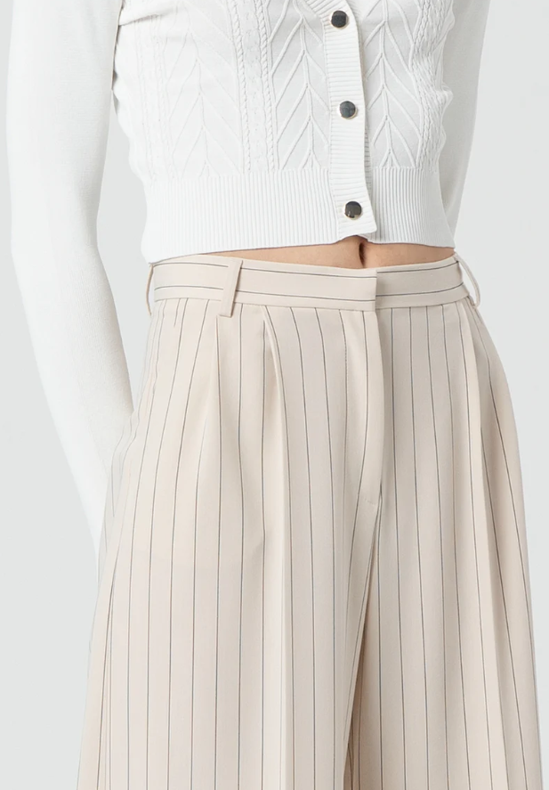 Fracomina Striped Palazzo Pants