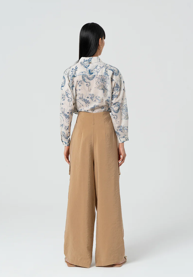 Fracomina Calça Palazzo