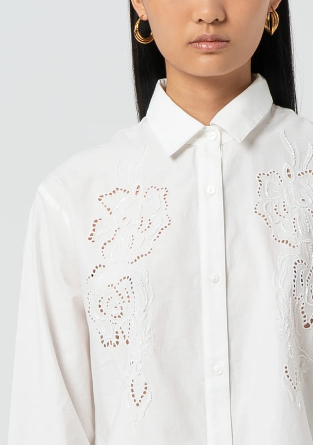 Fracomina Blusa Bordada