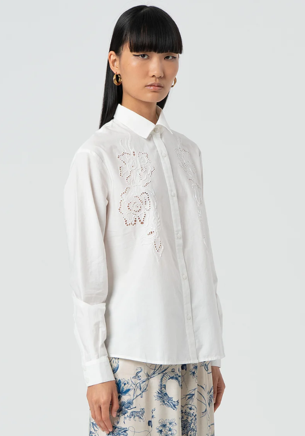 Fracomina Blusa Bordada