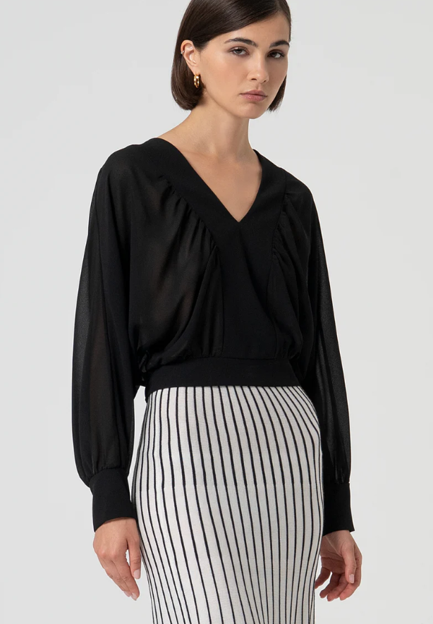 Fracomina Blusa manga morcego