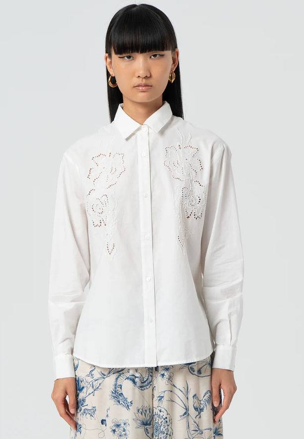 Fracomina Blusa Bordada