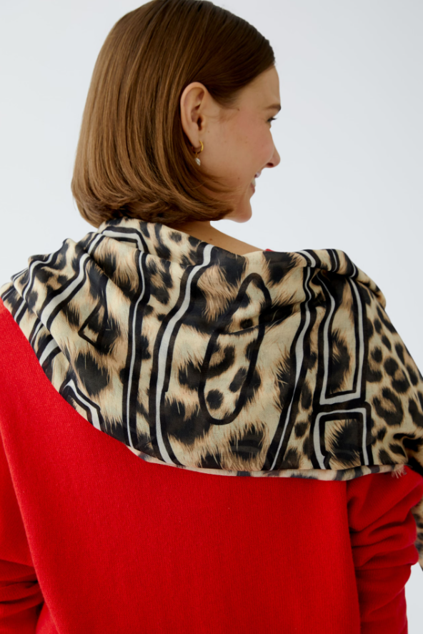 Ouí Lenço animal print