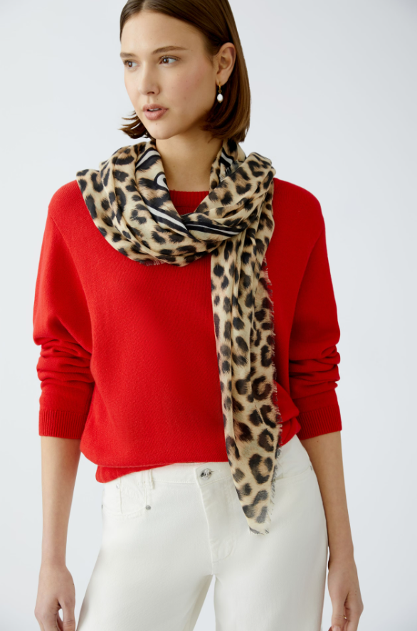 Ouí Lenço animal print