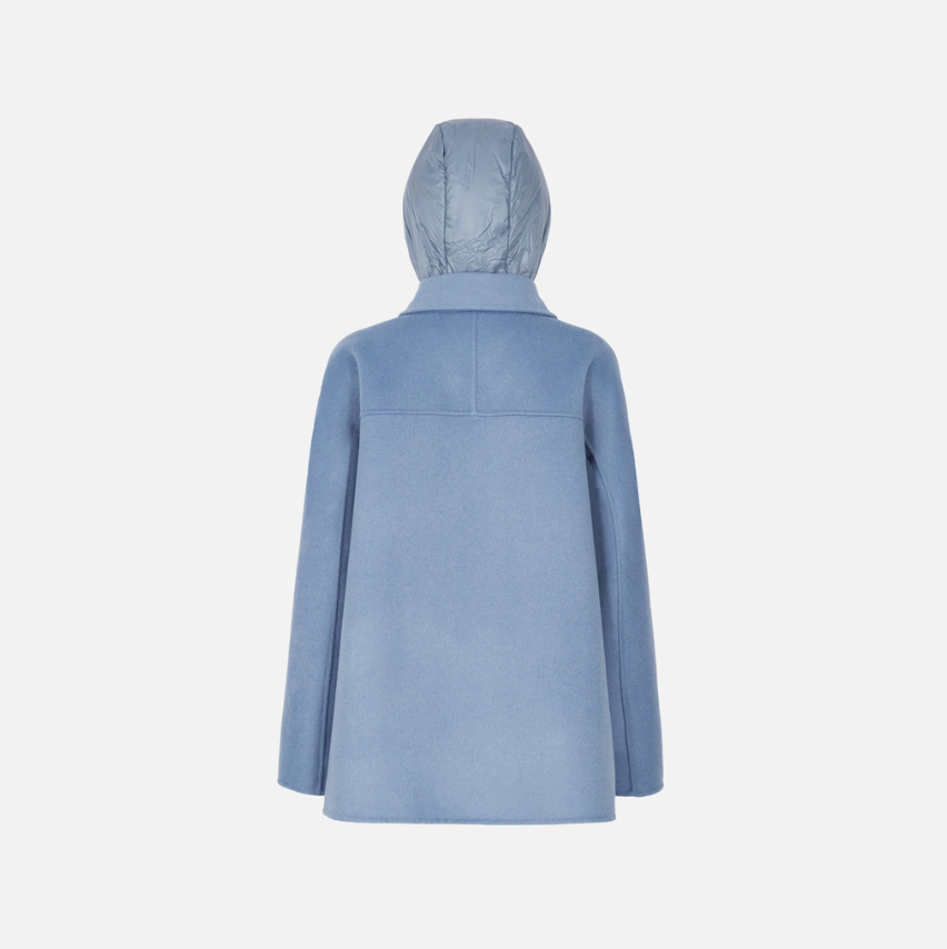 Geox Casaco Médio com Capuz Almofadado Removível