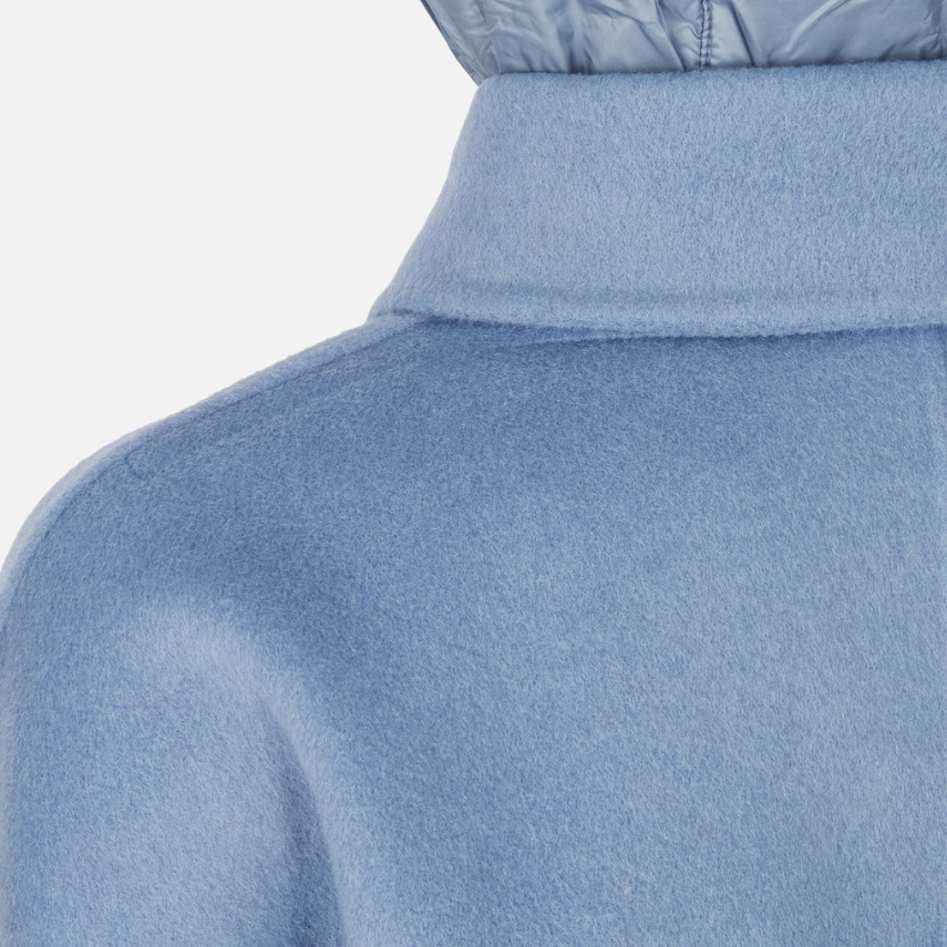 Geox Casaco Médio com Capuz Almofadado Removível