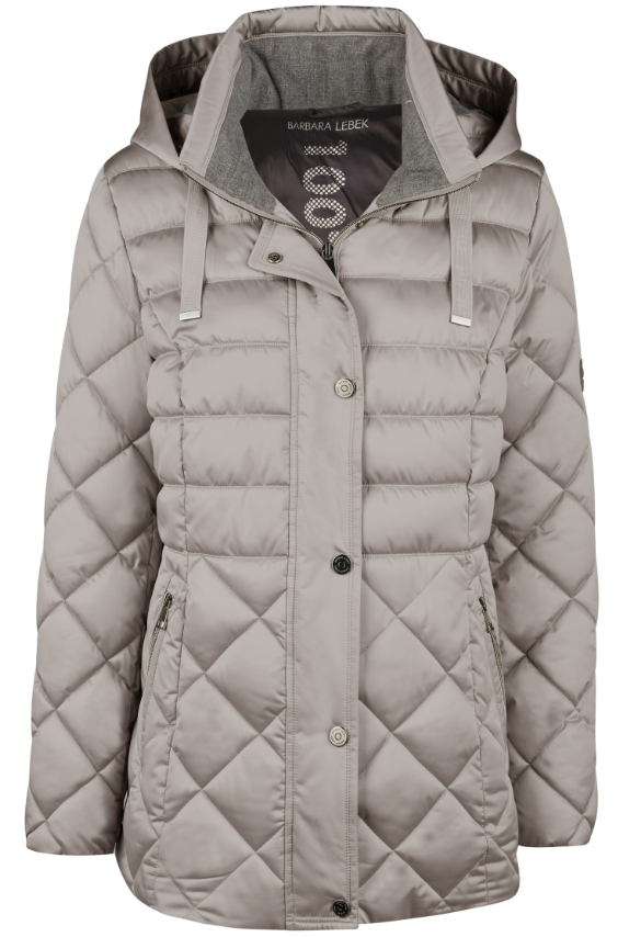 Casaco acolchoado Barbara Lebek com capuz removível