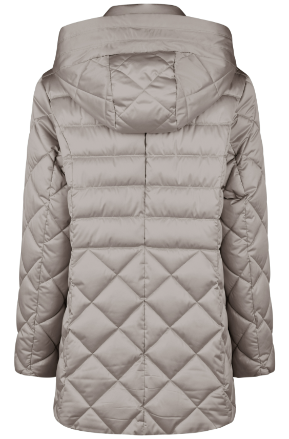 Casaco acolchoado Barbara Lebek com capuz removível