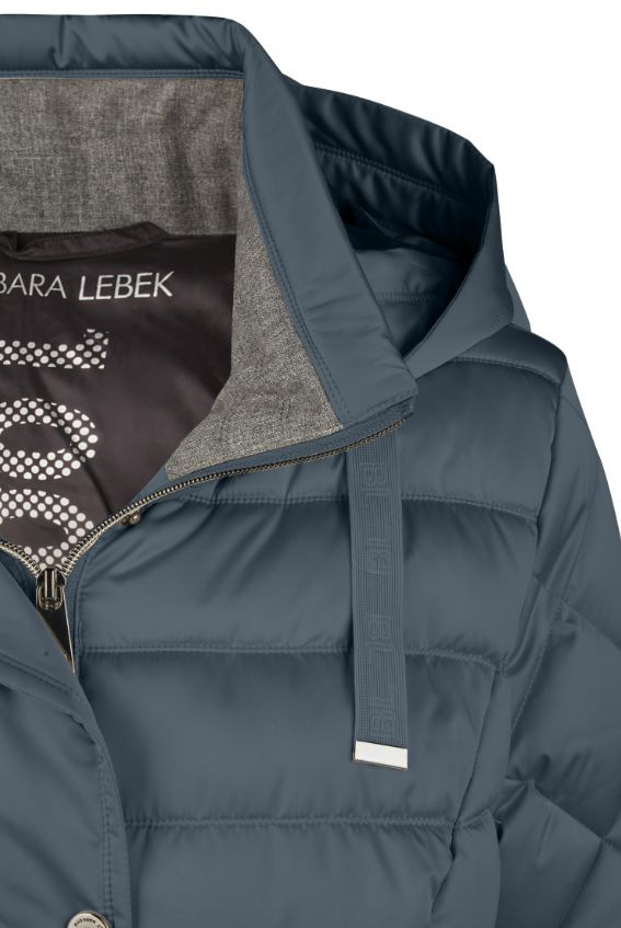 Casaco acolchoado Barbara Lebek com capuz removível