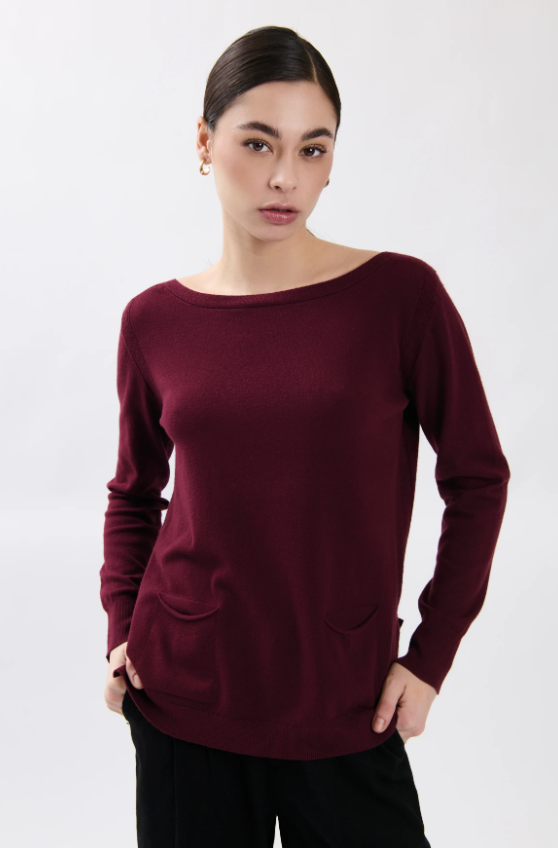 Bejade Malha decote à barco