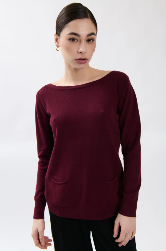 Bejade Malha decote à barco