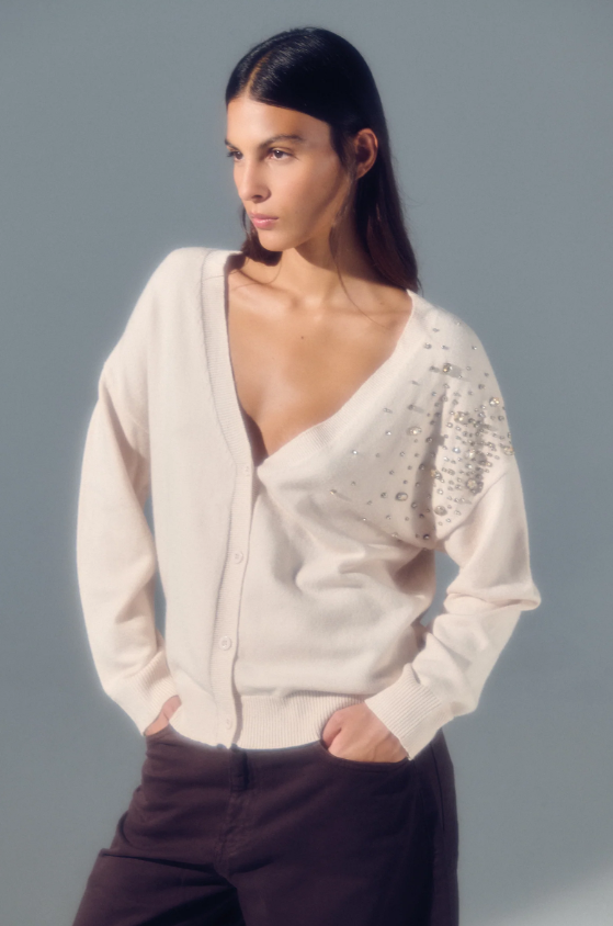 Bejade Casaco Malha c/aplicações