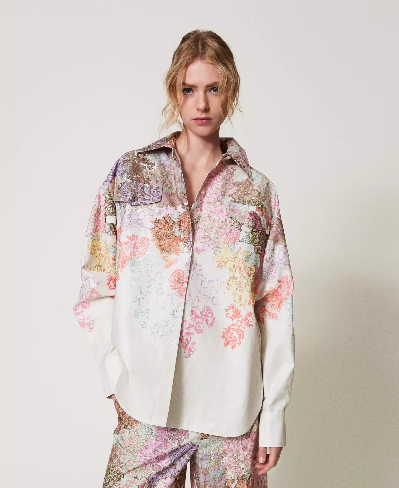 Actitude Camisa Estampada