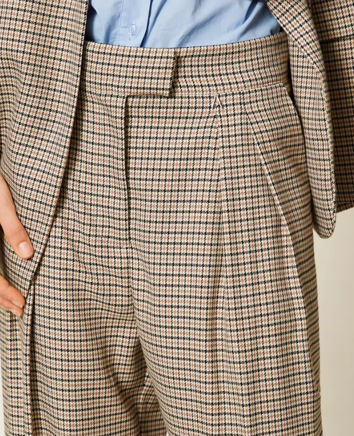 Actitude Calça Pied-de-poule