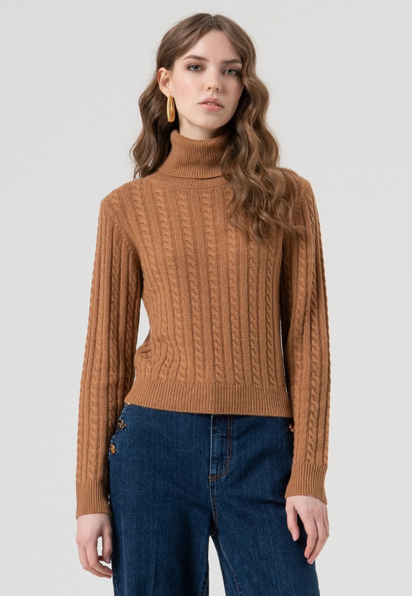 Fracomina Malha Gola alta