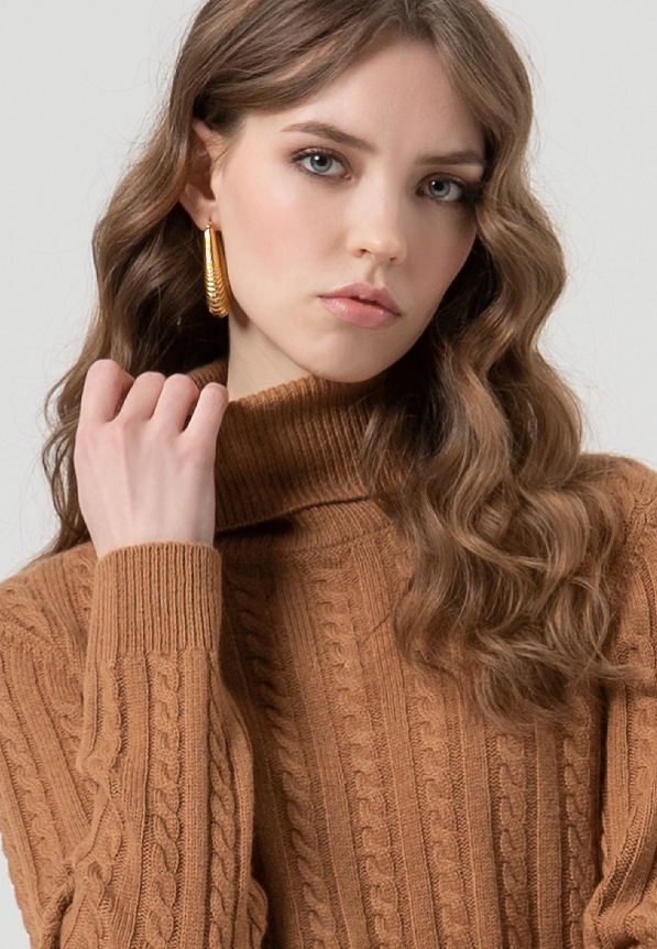 Fracomina Malha Gola alta