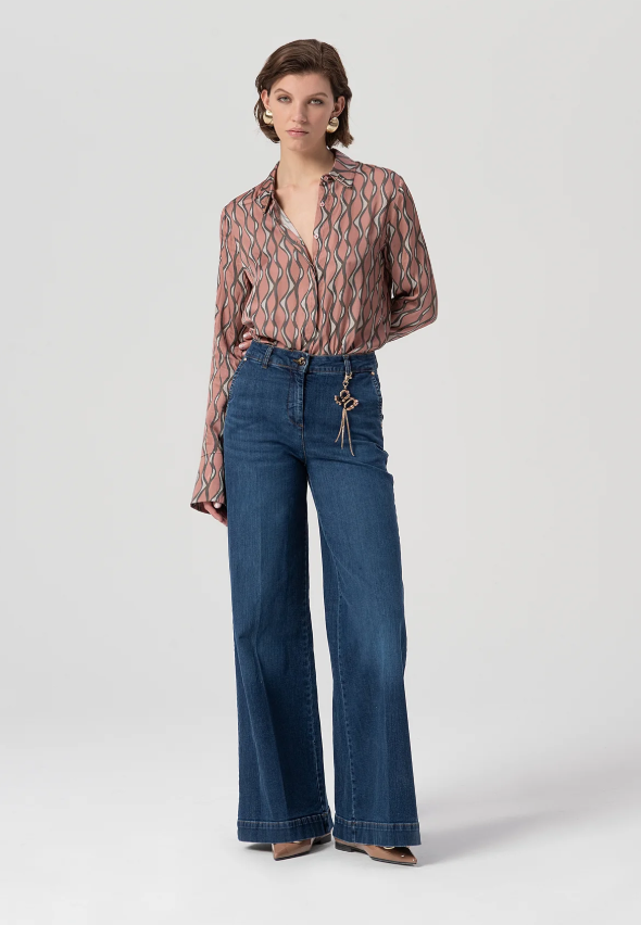 Fracomina Calça Ganga Flare