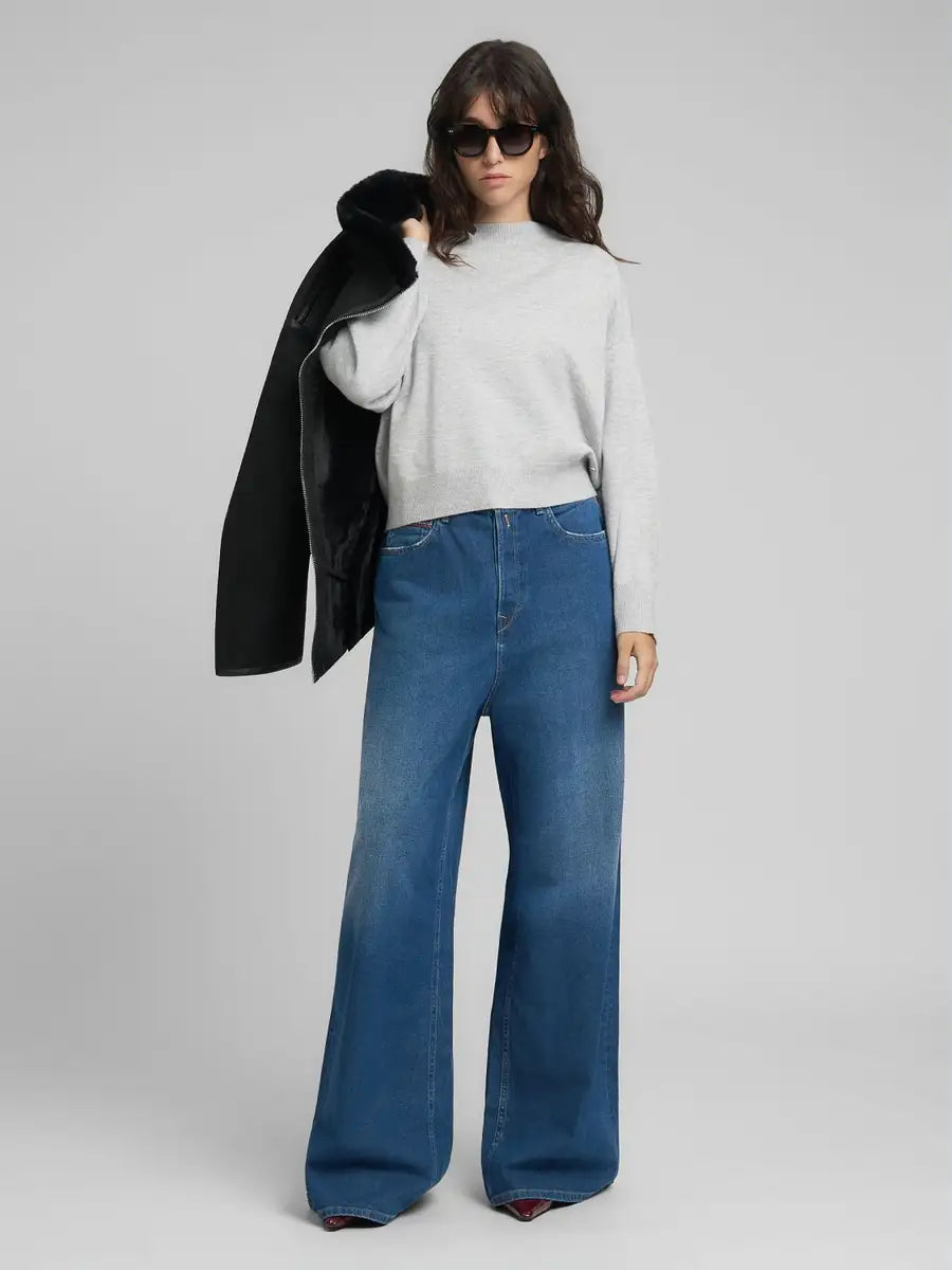 Replay Round Neck Mesh 