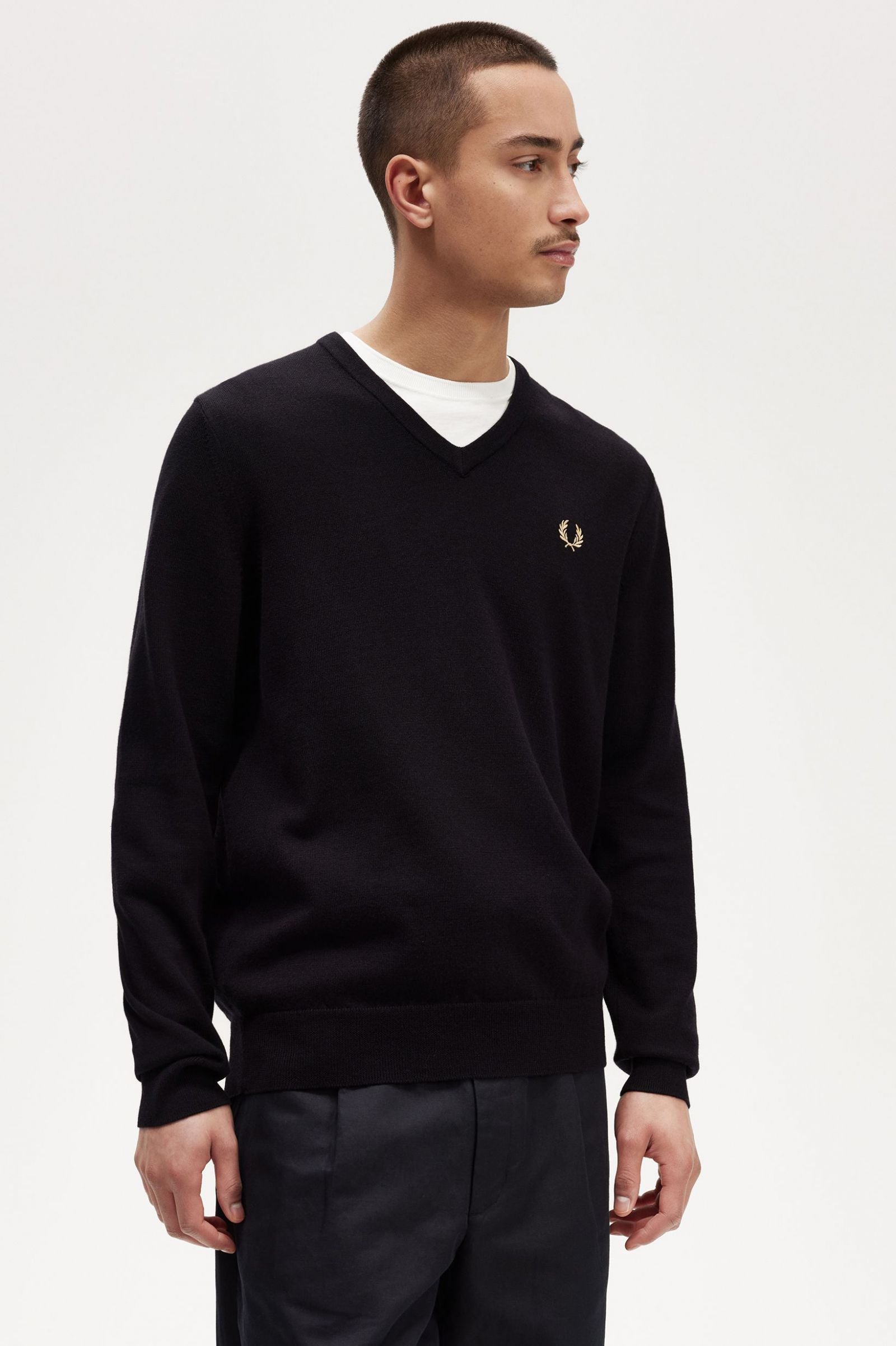Pullover Fred Perry Decote em V