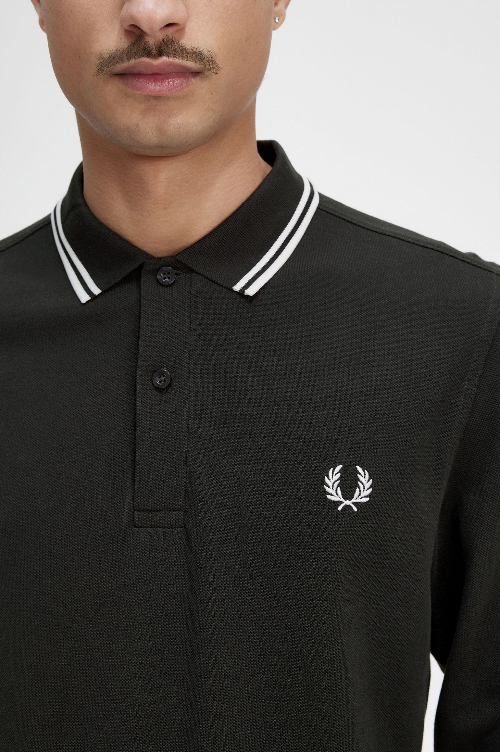 Polo Fred Perry manga comprida