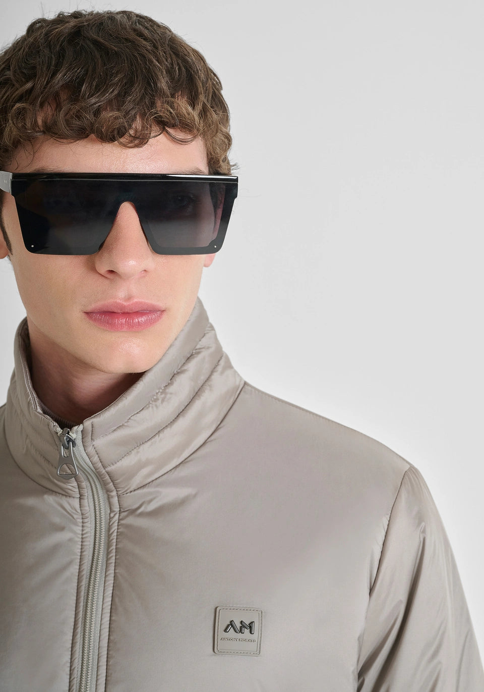 Blusão Bomber Antony Morato em Nylon Brilhante com Forro Ecológico