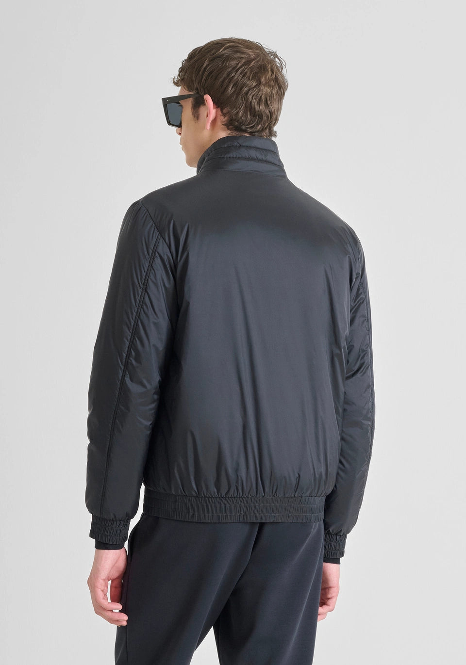 Blusão Bomber Antony Morato em Nylon Brilhante com Forro Ecológico