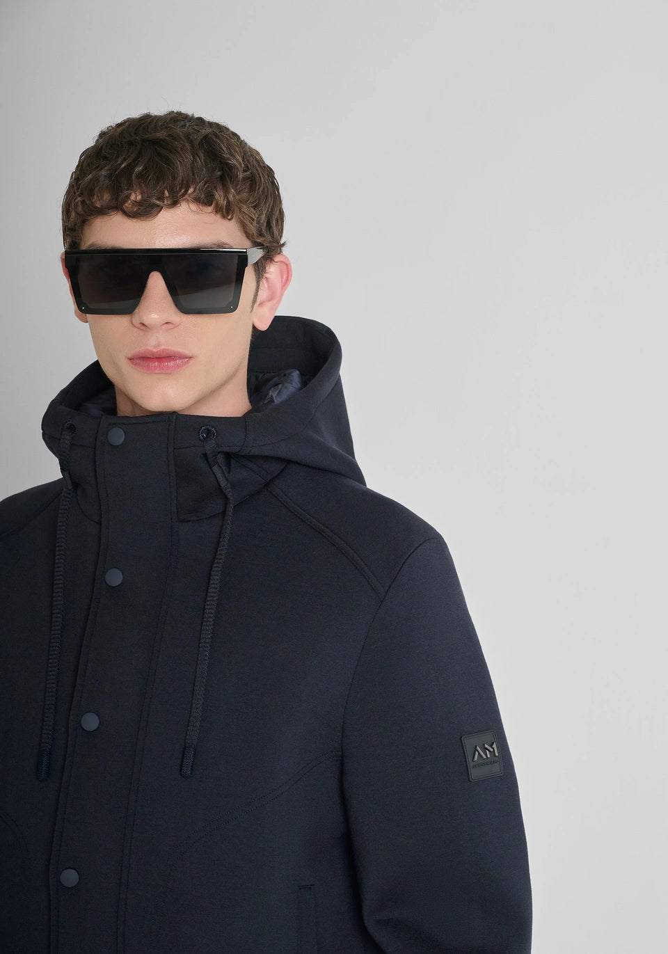 Blusão Antony Morato em Scuba Elástico com Capuz