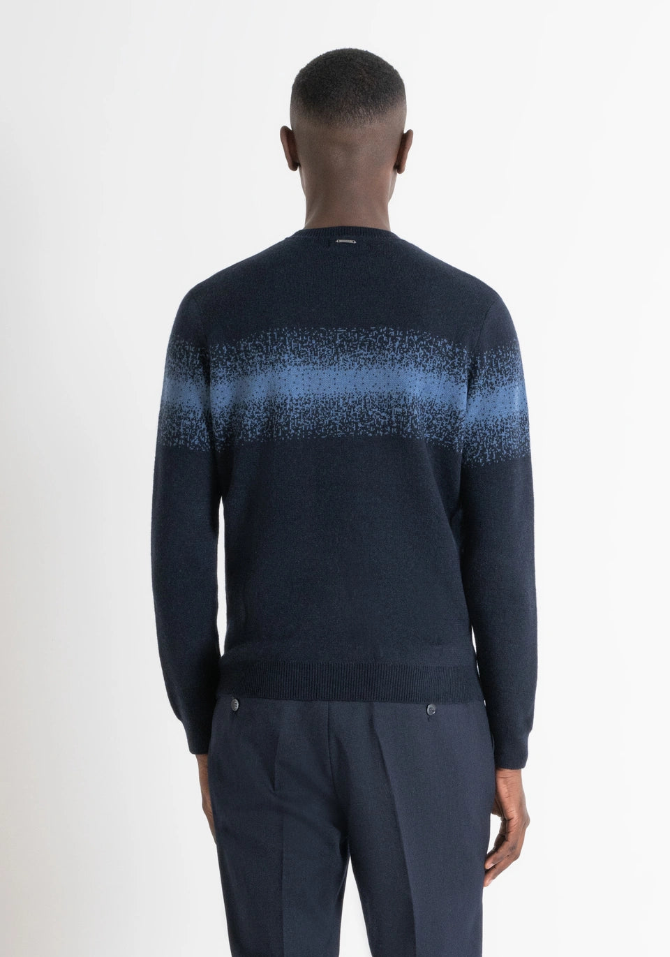 Camisola Antony Morato Padrão Geométrico Lã Merino