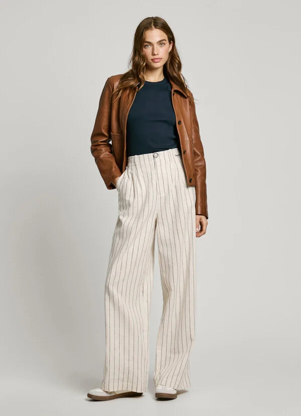 Pepe Jeans Calça Riscas Herly - vista frontal