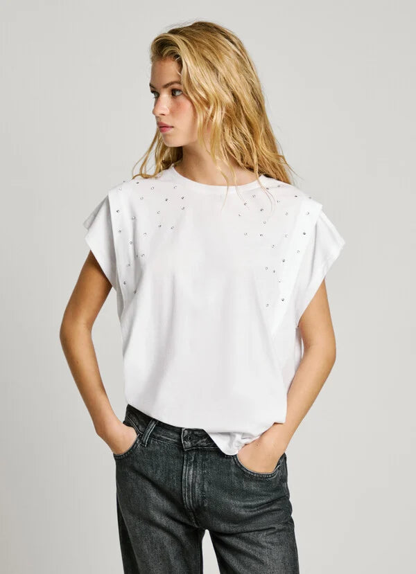 Pepe Jeans T'shirt Raz azul marinho - vista frontal