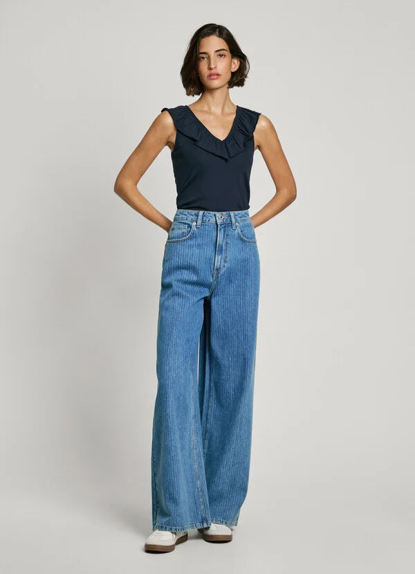 Pepe Jeans Top canelado - vista alternativa