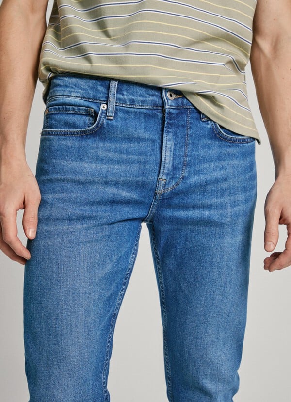 Calças Jeans Pepe Jeans Slim Fit - detalhe