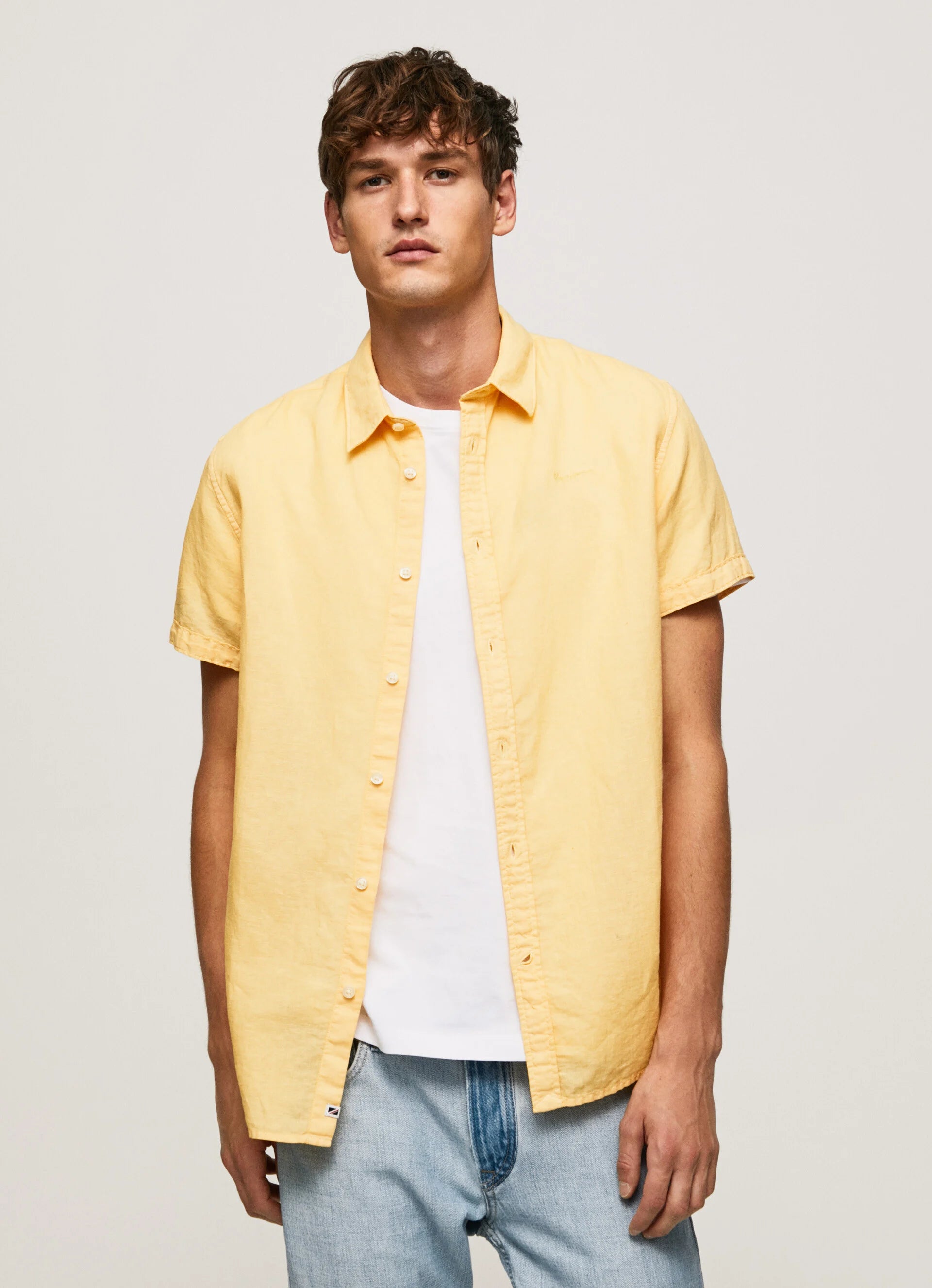 Camisa Pepe Jeans amarelo - vista frontal